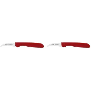 Zwilling Twin 38040-050 Schälmesser, rot, 1 Stück (Packung mit 2)
