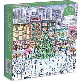 GALISON Puzzle Weihnachten in der Stadt 1000 Teile