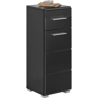 Home Affaire Unterschrank Malmö 1 Tür, 1 Schubkasten 30 x 79 x 31 cm Schwarz