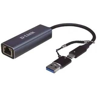 D-Link DUB-2315 USB-C/USB auf 2.5G Ethernet Adapter - Black