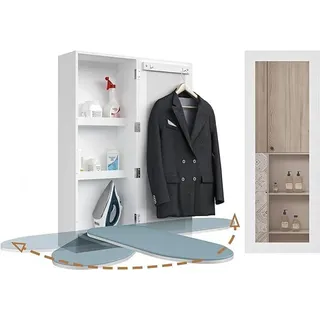 Organizedlife Bügelbrettschrank 0 x 0 cm Weiß
