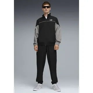 Puma Woven Colorblock Trainingsanzug Herren Schwarz S