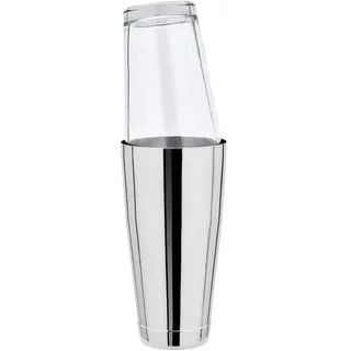 Cocktail Boston Shaker komplett mit Original Mixing Glas -Edelstahl - 28oz.=800 ml.