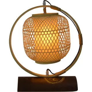 Fine Asianliving Lampe Bambus Webbing Handgefertigt - Nara D45xH45cm
