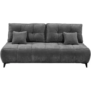 ed exciting design Schlafsofa Polyester 2-Sitzer Grau