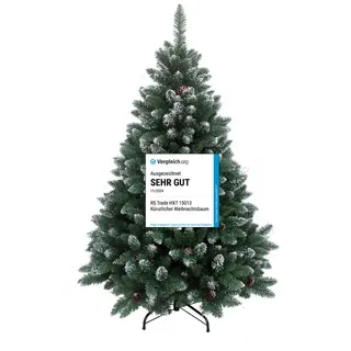 RS Trade Weihnachtsbaum „Schneebaum“ PVC 15013