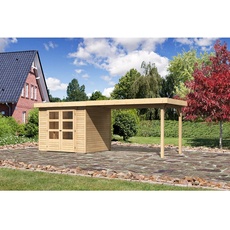 Bild von Askola 3 Gartenhaus inkl. Anbau 2.8m natur (77726)