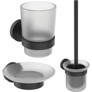 Ideal Standard Badaccessoire-Set Schwarz