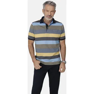 Poloshirt BABISTA "Poloshirt TAVELLA", Herren, Gr. XL, blau (dunkelblau gestreift), Obermaterial: 100% Baumwolle CO., Shirts Poloshirt
