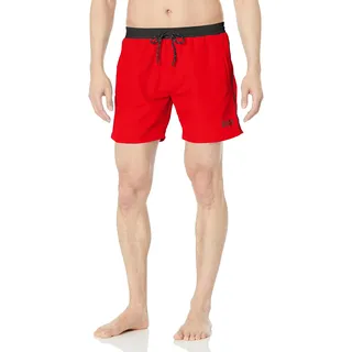 BOSS, Herren-Badehose, Seestern, 15,2 cm, tiefes rot, XL