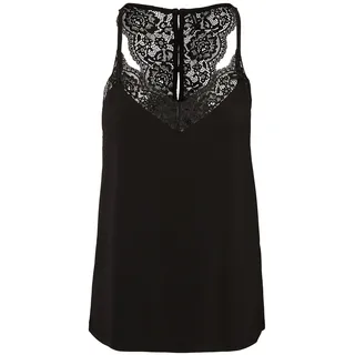 Vero Moda VMANA LACE Top (Kleidung) V-Ausschnitt Polyester, Elastan