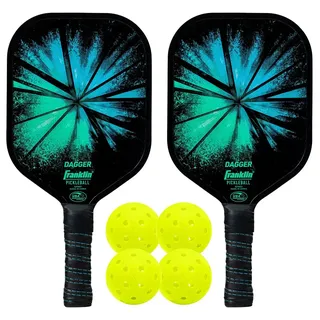 Franklin Pickleball-paddel-und Ballset - Blue / Black - One Size