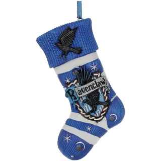 Nemesis Now Weihnachtsstrumpf Harry Potter Ravenclaw blau