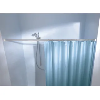 KLEINE WOLKE Duschvorhangstange 75-125 cm silber
