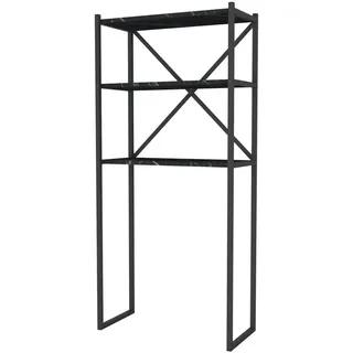 [en.casa] Askersund Marmor-Optik, schwarz