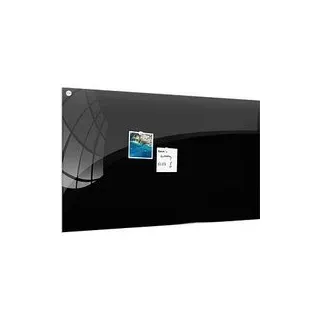 ALLboards Glas-Magnettafel 200,0 x 100,0 cm schwarz