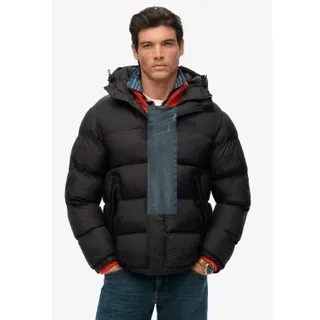 Superdry für Herren. M5012250A Tech Padded Jacket schwarz (M), Lässig, Nylon
