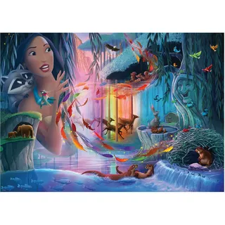 Ravensburger Puzzle 12001344 - Pocahontas- 1000 Teile Disney Castle Collection Puzzle für Erwachsene und Kinder ab 14 Jahren