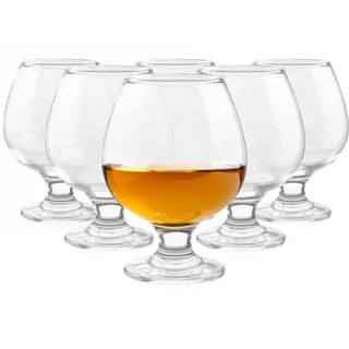 glasmark krosno 1992 Glasmark KROSNO, 350ml, Set von 6, Cognacglas, Brandy, Cognac-Gläser, Cognacschwenker, Hochglanz, Schwenker gläser, Perfekt für Zuhause, Restaurants und Partys, Spülmaschinenfest