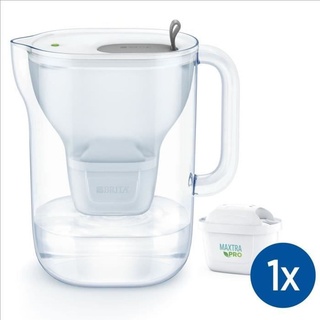 Brita Maxtra Pro All-In-1 Kartuschen 1 St. + Style Wasserfilter-Kanne white-soft grey