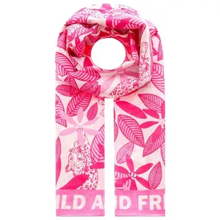 Zwilling Zwillingsherz Modeschal »"Wild and Free"« mit buntem Blumenmuster, pink