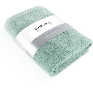 herzbach home Premium Badetuch 100 x 150 cm (Mint) – Großes, weiches & saugstarkes Badehandtuch in Bester Qualität – 100% natürliche Baumwolle