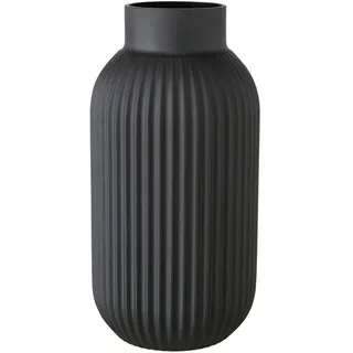 Boltze Nordika Vase schwarz matt 30cm (1 Stück)