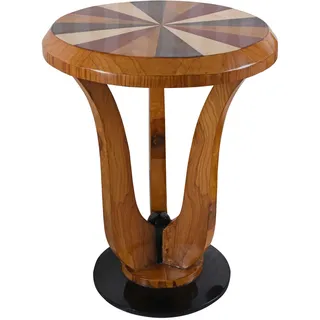 Tisch Barock Beistelltisch Holz Intarsien Holztisch Antik Teetisch Sofatisch