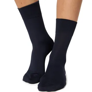 Nur Die Bambus Thermo Socke dicke warme weiche Wintersocke Thermosocke atmungsaktiv Damen, maritim, 39-42