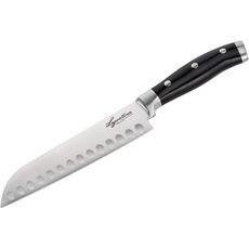 Lagostina k0470614 Santoku-Messer mit Wellenklinge 18 cm