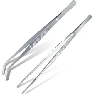Kit für 2 Gartenschneidbretter, 30cm Grillspieße, Grillzange, Rostzange, Grillpincet, Fleischspieße, Grillspieße für das Grillen, Grillpfanne, Servieren, Gartenschneidbretter, Küchenutensilien