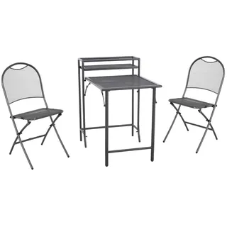 MWH Rodu Balkonmöbel-Set Stahl Iron Grey