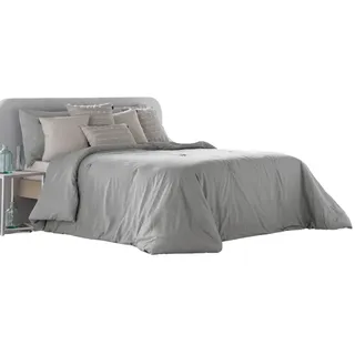 ANTILO TEXTIL Bouti Bali Tagesdecke aus Baumwolle, extra weich (270 x 270 cm, Grau)