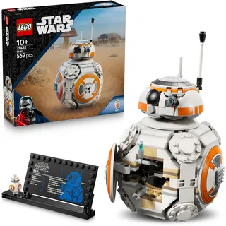 LEGO Star Wars 75452 Der Astromech-Droide BB-8 - Spielzeug mit drehbarem Kopf & rollendem Rad - DIY Deko fürs Schlafzimmer - Geschenk für Jungen & Mädchen ab 10 Jahren sowie Star-Wars-Fans