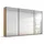 Schwebetürenschrank OTELI 315 x 229 x 62 cm Beige/Braun