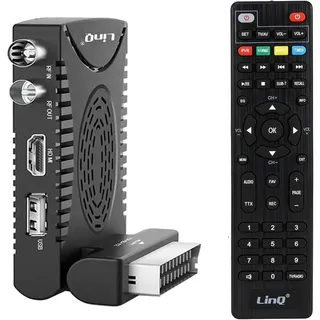 Oluote Digitaler Terrestrischer DVB-T2 H.265 HEVC Main 10 Bit, digitaler terrestrischer TV-Empfänger, unterstützt SCART HDMI USB WiFi, für alle kostenlosen TV-Kanäle