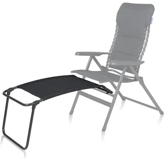 Campart Klappbare Fußstütze – bis 120 kg –Kompatibel mit Mollema Campingstuhl – Aluminium – Grau – CH-0697