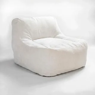 Vercart Einzelsofa 4361 , Weiß , Textil , 90x38x92 cm , Wohnzimmer, Sofas & Couches, Sofas