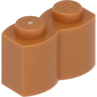 1x2 Pallisade - 100 Stück Mittleres Nougat