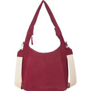 Harbour 2nd Laurine Hobo Veloursleder Red