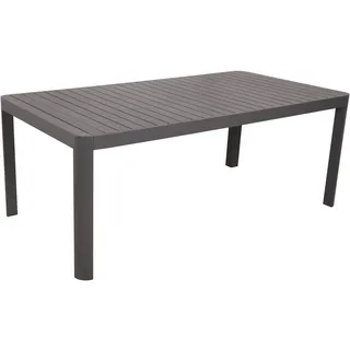 Garden Pleasure AMIRA Ausziehtisch 100 x 195 x 75 cm Anthrazit