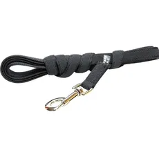 Julius-K9 Super-grip leash black/grey 14mm/3m with handle (Hund), Halsband + Leine