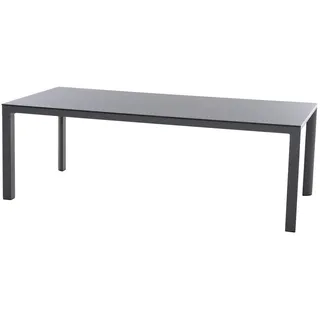 Siena Garden Silva Gartentisch 220 x 100 x 74 cm Anthrazit