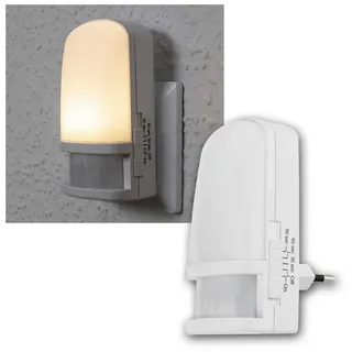 ChiliTec Nachtlicht mit Bewegungsmelder, 230V Warmweiß