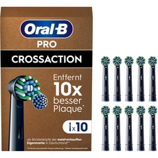 Bild Oral-B Pro CrossAction Ersatzbürste schwarz Recyclingverpackung, 10 Stück (861981)