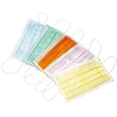 Bild Med-Comfort Mundschutzmaske rainbow 50 Stück (02201-MIX)