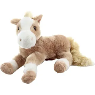 Uni Toys Pferd liegend 28 cm Hellbraun