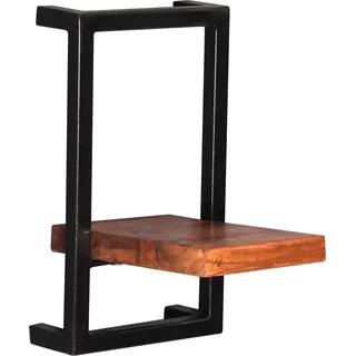 SIT Möbel Wandregal 20 x 25 x 35 cm Schwarz
