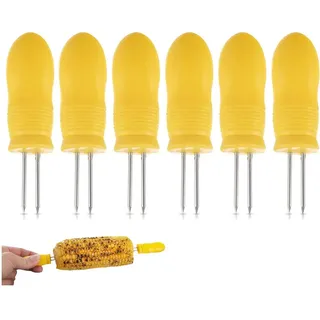 6x Maishalter Spieß Grillgabel zum Aufspießen von Lebensmitteln