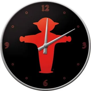 Nostalgic Art Nostalgic-Art Wanduhr, Mehrfarbig, Metall, Rund, 31x31x5 cm, Dekoration, Uhren, Wanduhren